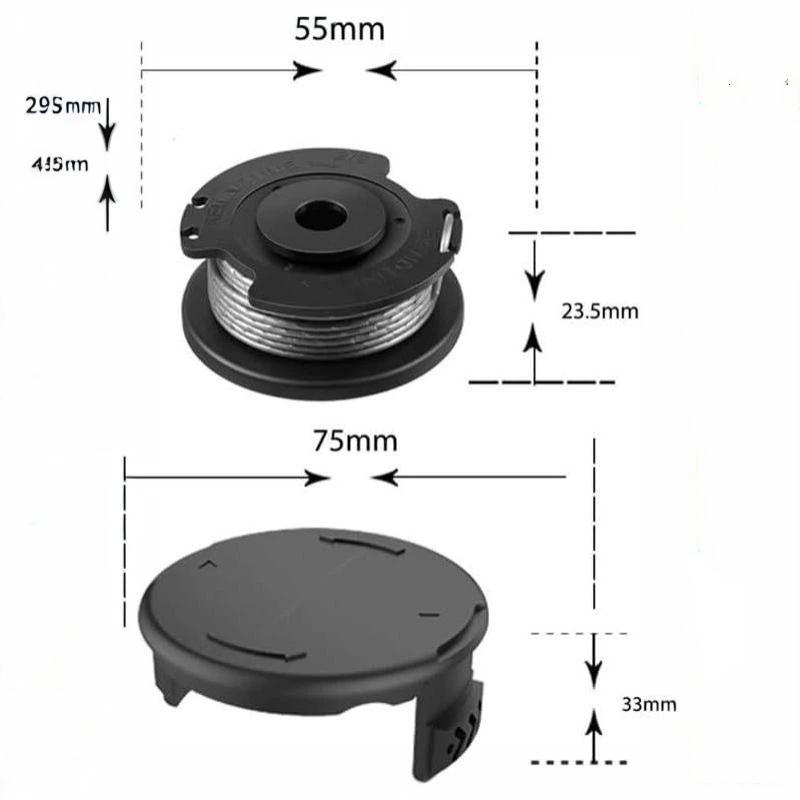 Replacement Trimmer Spool Preloaded Nylon Line For F016800569/F016800385 Lawn Care Garden Grass Weed Trimming