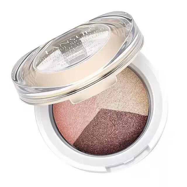 LANSUR Eye Shadow LANSUR Ryujing Gorgeous Eye Shadow Shimmering Powder Shimmer Earth Orange Convenient and Small Student Eye Shadow Plate