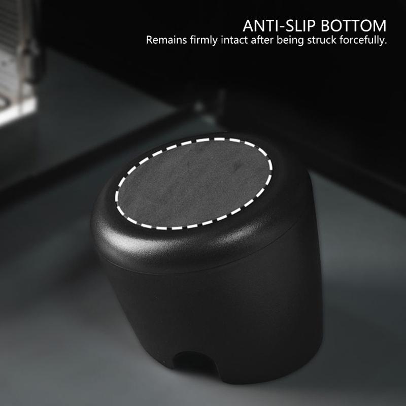 High Capacity Coffee Grounds Bin Thickened Plastic Construction Anti Tip Base Quiet Operation Kitchen Accessories