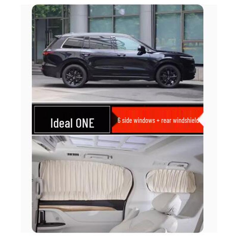 Luxury Suede Blackout Side Curtains for GAC Trumpchi E9 Car