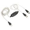 2 In 1 USB To MIDI Cable Plug and Play MIDI Cord Adapter  for Keyboard, Piano, Synthesizer