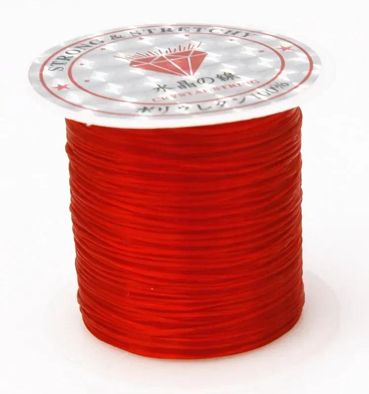 

100M/Roll Strong Elastic Crystal Beading Cord 1mm for Bracelets Stretch Thread String Necklace DIY Jewelry Making Cords Line 393inch