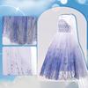 Agture Frozen Elsa Dress for Kids, Princess Costume for Girls, Perfect for Halloween, Birthdays, Parties, Shichi-Go-San, and Christmas Surprises.