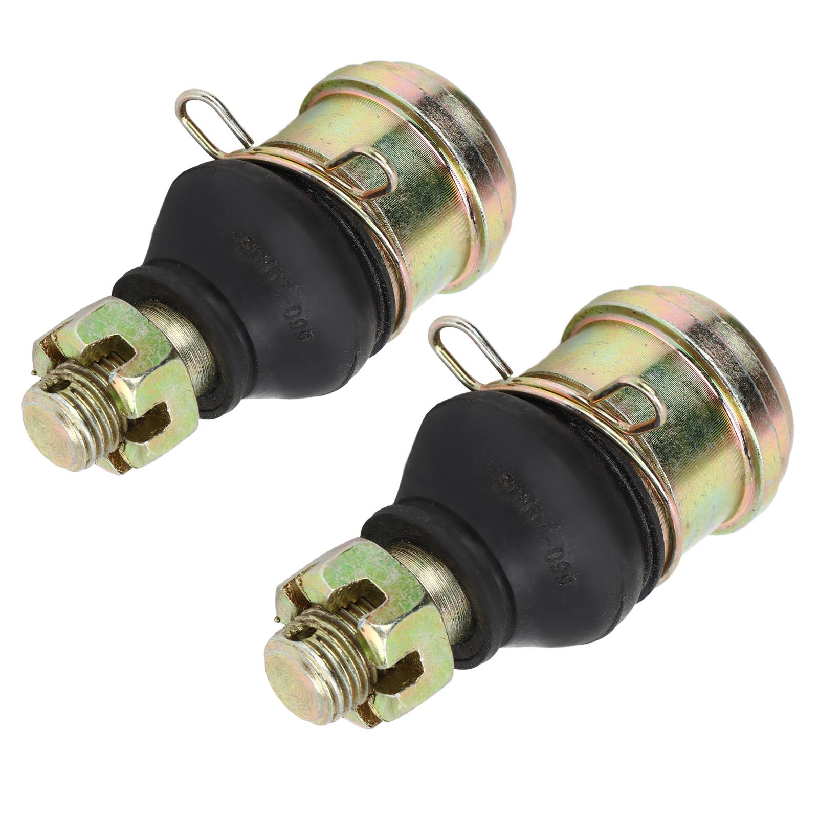 

14мм Болт Наконечники рулевых тяг Шаровые опоры с резиновыми втулками Стальной сплав для 150cc 250cc Квадроцикл Внедорожник