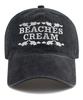 Bichiseuaenkeulim Love Piece Cation Ball Cap-Charcoal