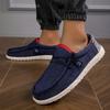 Scarpe da Uomo Tela Mocassini Comode Traspiranti Scarpe Casual da Uomo Scarpe da Guida Scarpe Vulcanizzate Scarpe Basse da Uomo Scarpe da Passeggio da Uomo