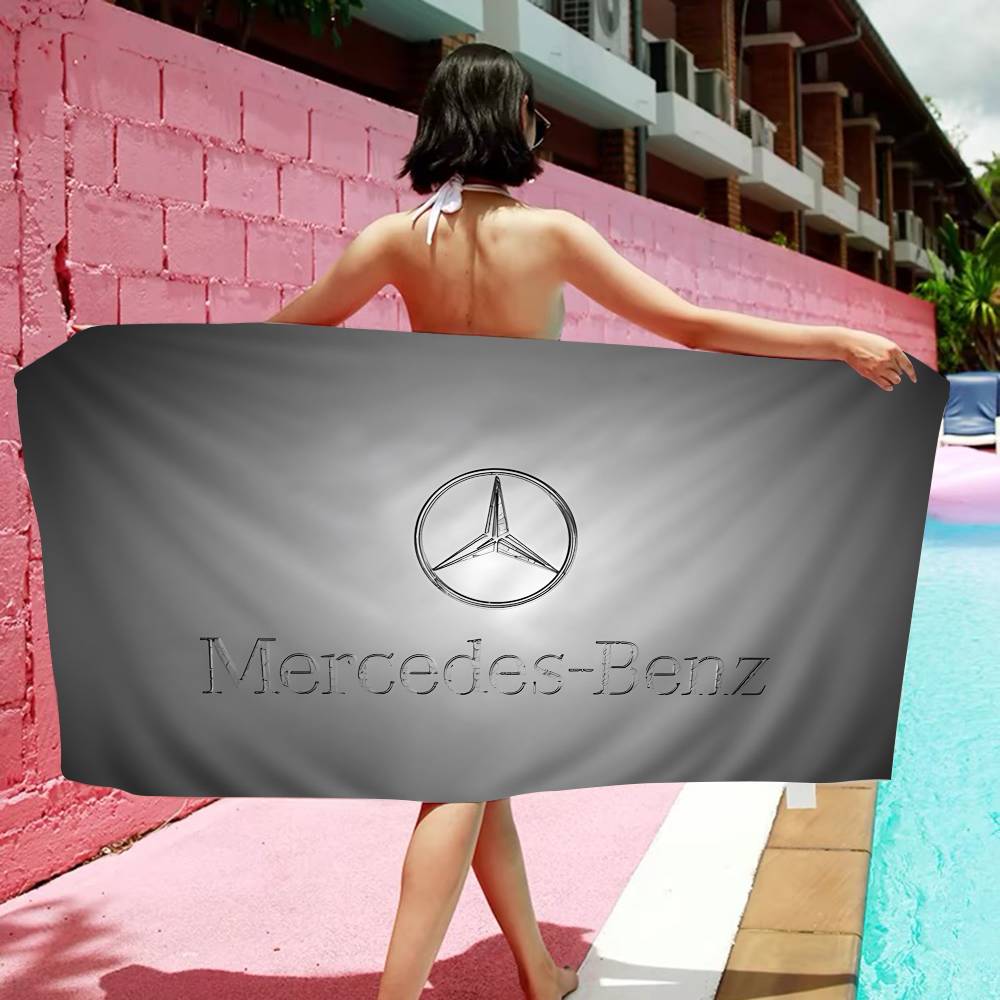M-Mercedes-B-benz Big Microfiber Beach Towels Quick Dry Towel Sand Beach Towels Pool Towel for Travel Swim Pool Yoga PI8