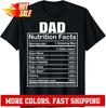 Fatti Nutrizionali Papà Divertente Umoristico Citazione Papà T-Shirt Unisex T-Shirt Unisex
