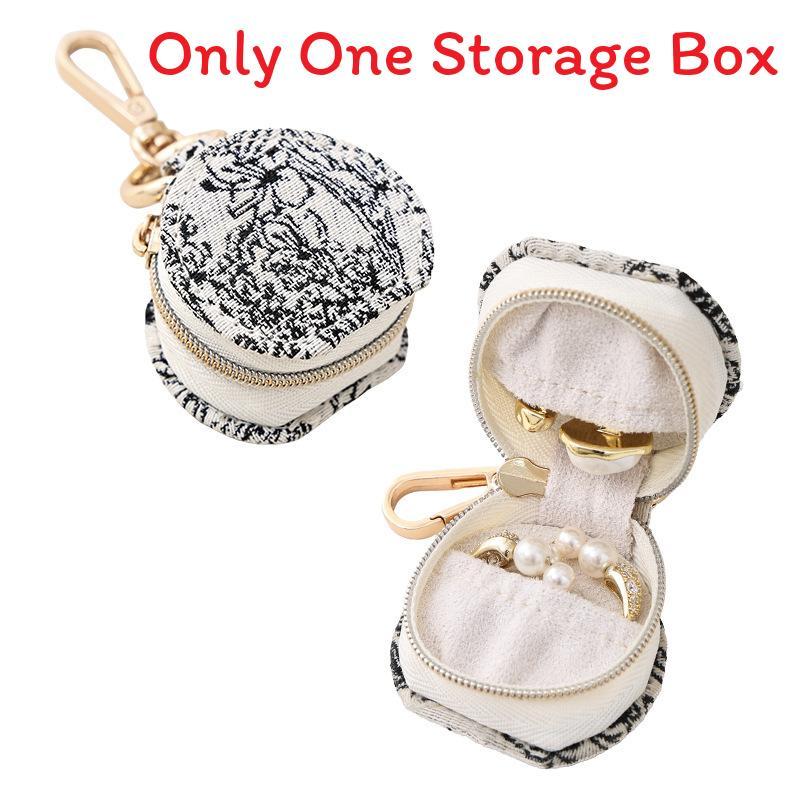 Jewelry Organizer Case With Leather Material For Travel And Gift Use
