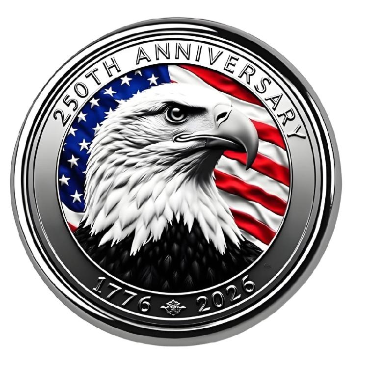 

Unique 250 Years American Independence Day Corsage Pin Alloy Brooch Designing For Festive Holiday Celebration