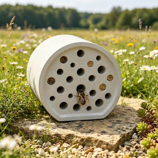 Honeycomb House Mason Bee Habitat Multiple Shapes Plastic Insect House Waterproof Garden Decor for Pollinators Organic Gardening Accessory