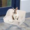 Bunny Toilet Box Pet Bedding Litter Case Potty Corner for Squirrel Ferrets Hedgehog Small Animals Cleaning Supplies