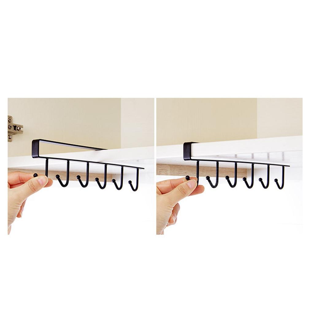 Tassen Becher Weingläser Aufbewahrungshaken Küchenutensilien Krawatten Gürtel Schal Hängehaken Regal Halter Unter Schrank Schrank