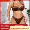 Temptation Lingerie Set: European & American Style Sexy Bra & Thong
