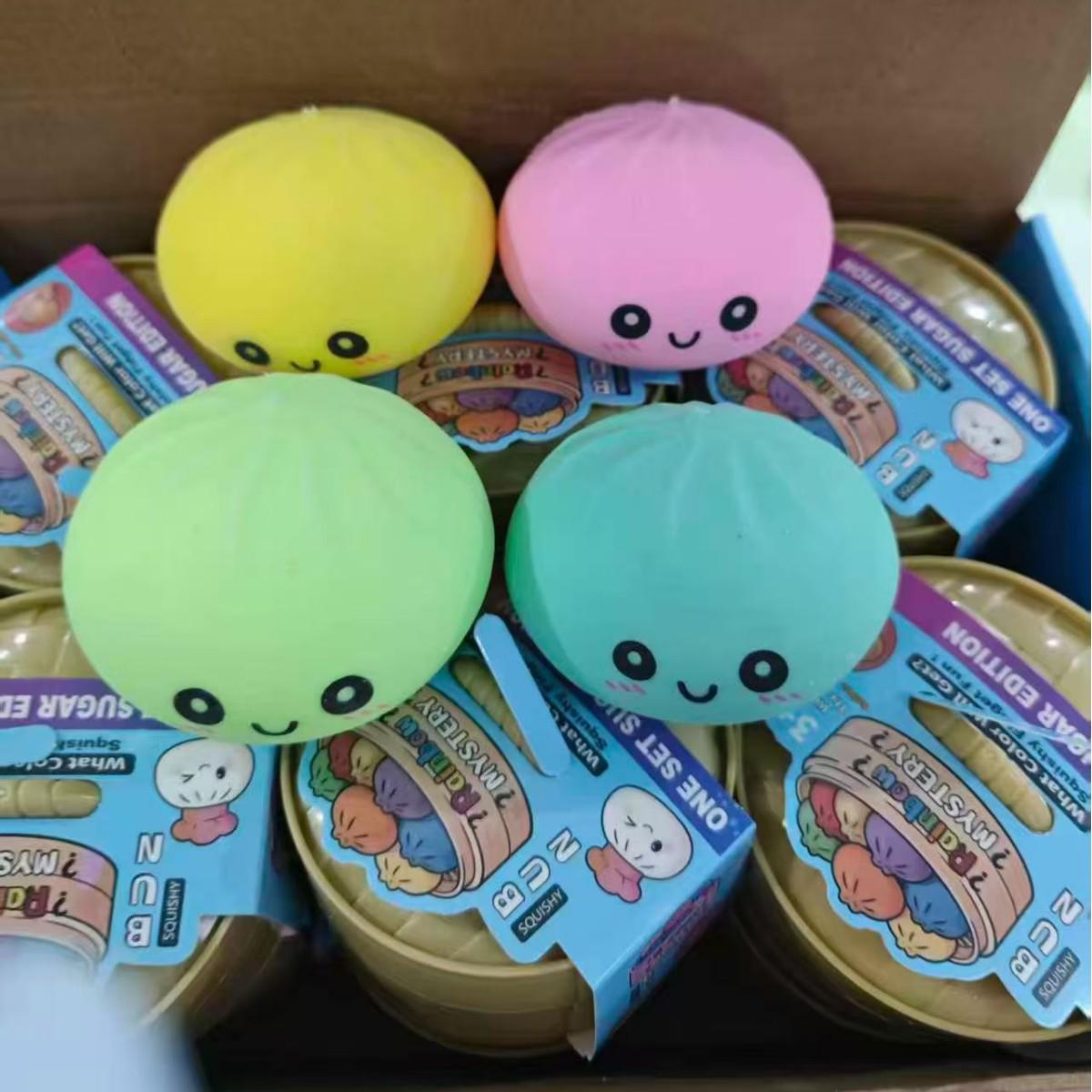 Unzip Char Siu Bao Large Steamer Toy: Squeeze and Vent Toy with Milk Fragrance Xiaolongbao Bao