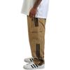Adidas Originals Striped Loose Fit Cargo Pants Men bottoms Light-Brown JY1392