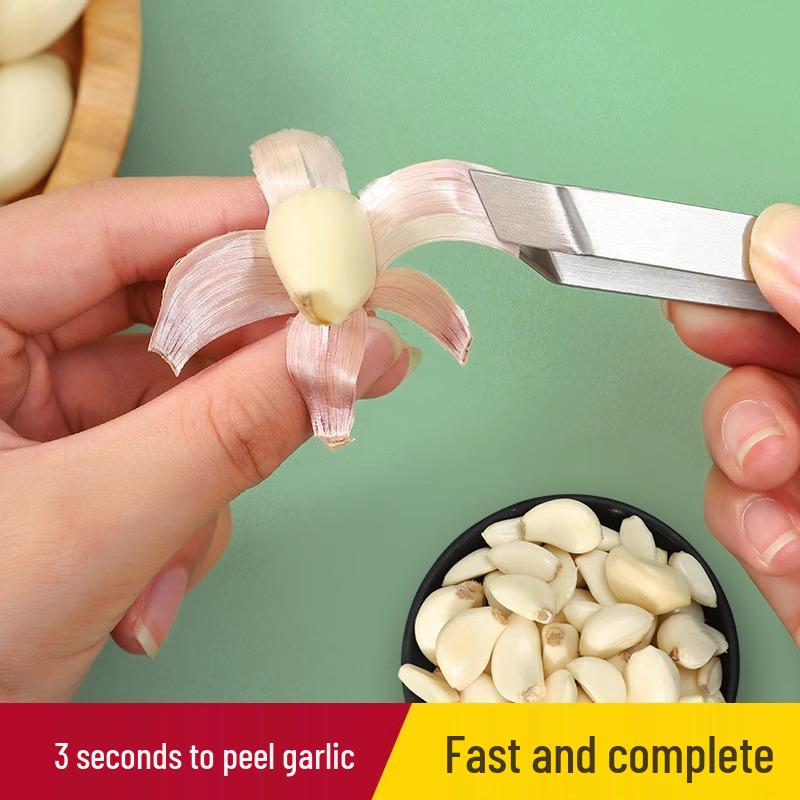 Stainless Steel Boar Bristle Hair Remover Tweezers & Peeler - Multi-Purpose Household Tool