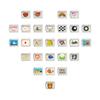 Italian-Style DIY Jewelry Bracelets: Cross-Border Spot Goods with Classic English Patterns, Various Styles