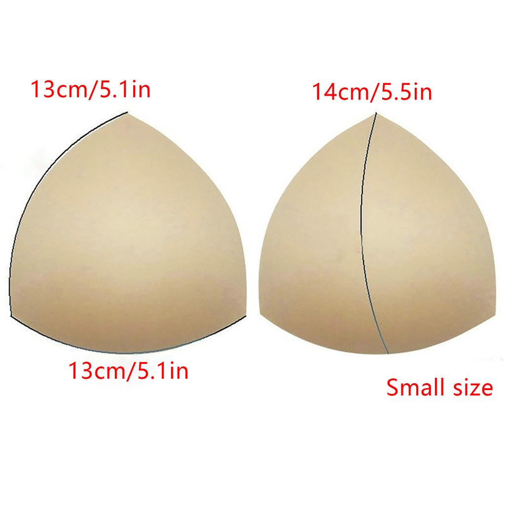 6 párů vycpávek do podprsenky, trojúhelníková prodyšná prsní vložka, spodní prádlo, sportovní podprsenka