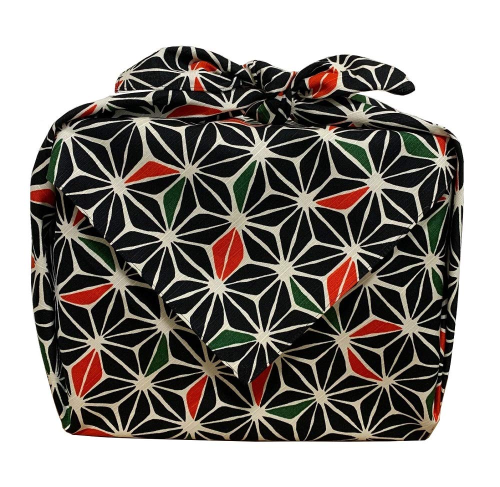 Large size furoshiki with hemp leaf made of cotton Stylish and classic made in Perfect for graduation cherry blossom and wrapping (wrapping cloth)