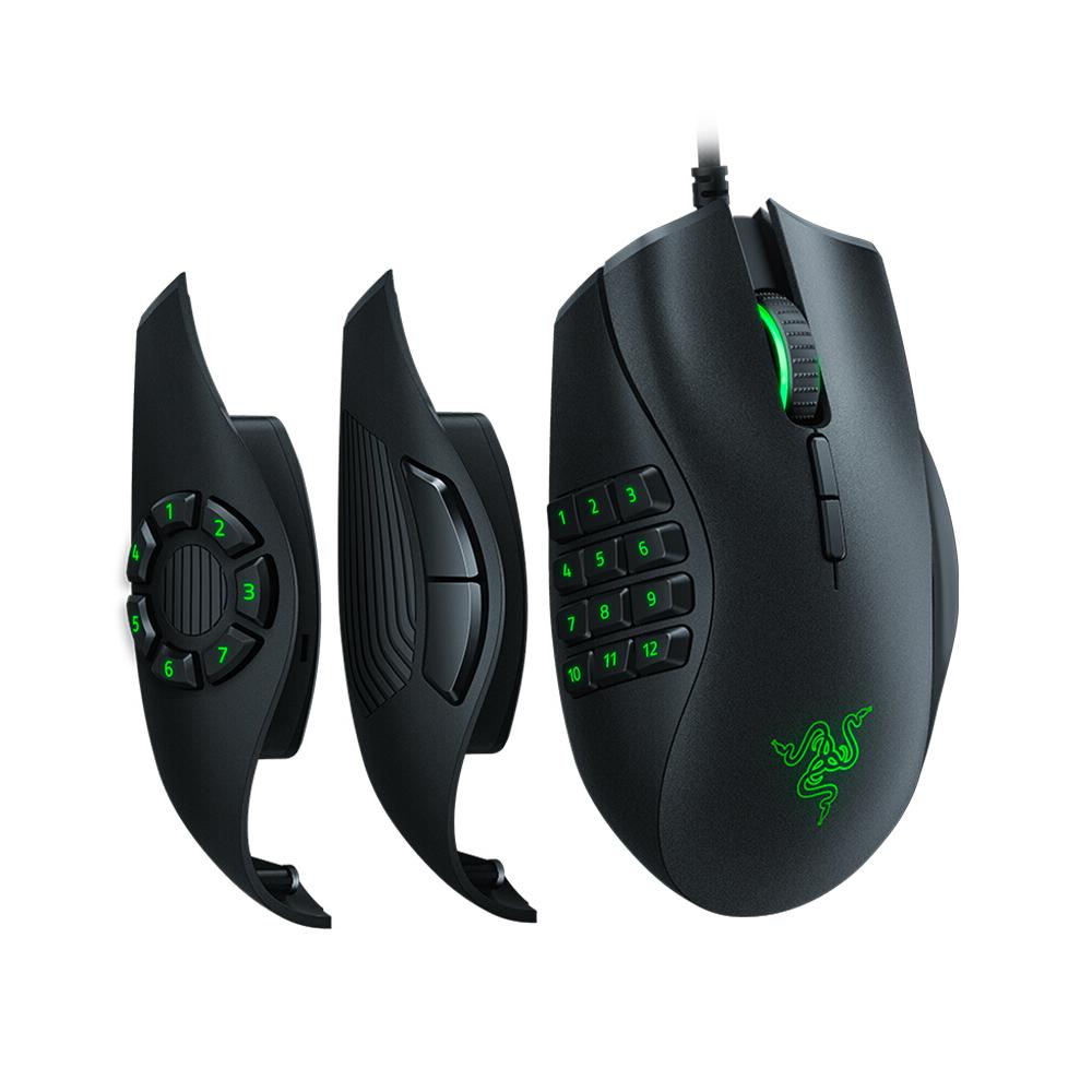 Razer Naga Trinity Gaming Mouse Wired Mice 16,000 DPI Optical Sensor Chroma RGB Lighting