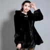 New Women's Imitation Mink Coat Slim Fit and Warm Hooded Imitation Fur Coat Women's Long