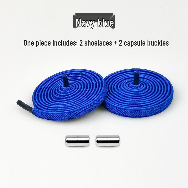 Creative No-Tie Shoelaces: Elastic Laces with Metal Buckle for Kids & Adults
