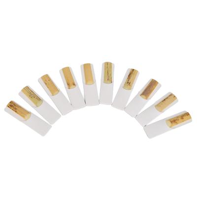 10PCS Clarinet Reeds for Beginner Air Dried Reed Strength 2.5 Traditional Reed Reed Replacement