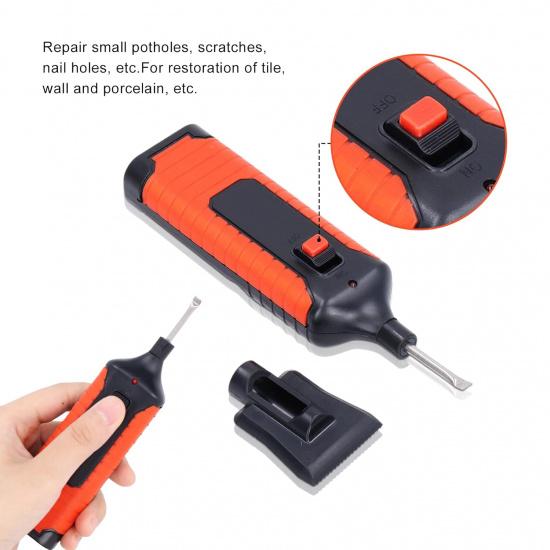 Tile Repair Kit, Porcelain Repair Kit, Ceramic Tile Repair Kit. Includes Electric Heating Pen and 8 Wax Blocks. Ideal for Repairing Cracks, Chips,