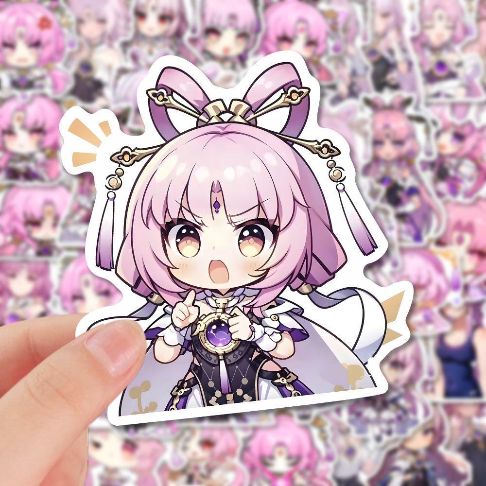 Sunsyea Honkai: Star Rail Merch Fans Collection Role Stickers Fu Xuan 46 Pieces