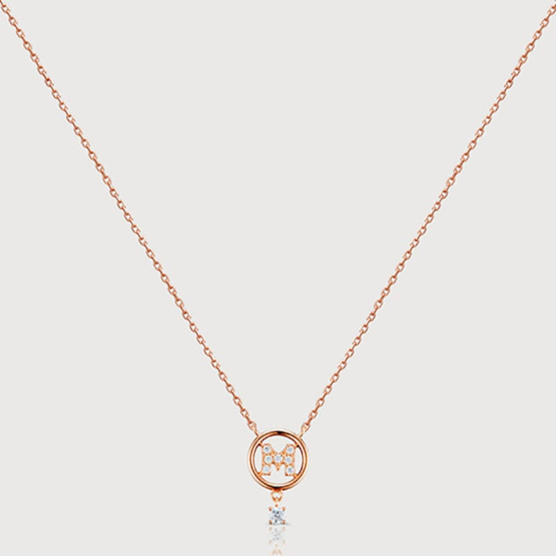 METROCITY JEWELRY Tuberare Rose Silver Necklace A201SN9102RPA