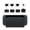 8Pcs Game Consoles Protective Silicone Plugs Dustproof Silicone Dust Plugs Set Not Scratch Design for Console 2 Consoles