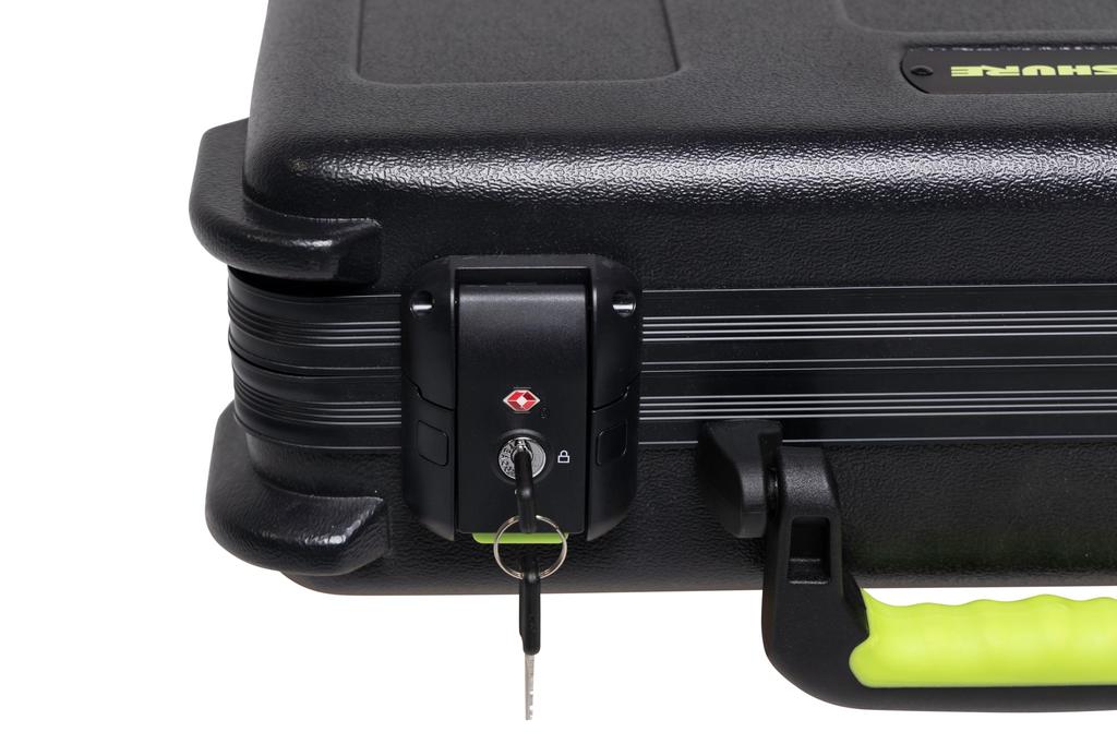 Shure by Gator Microphone Case PE Hard Case with TSA Lock Microphone Storage SH-MICCASEW06 (6 Type) []