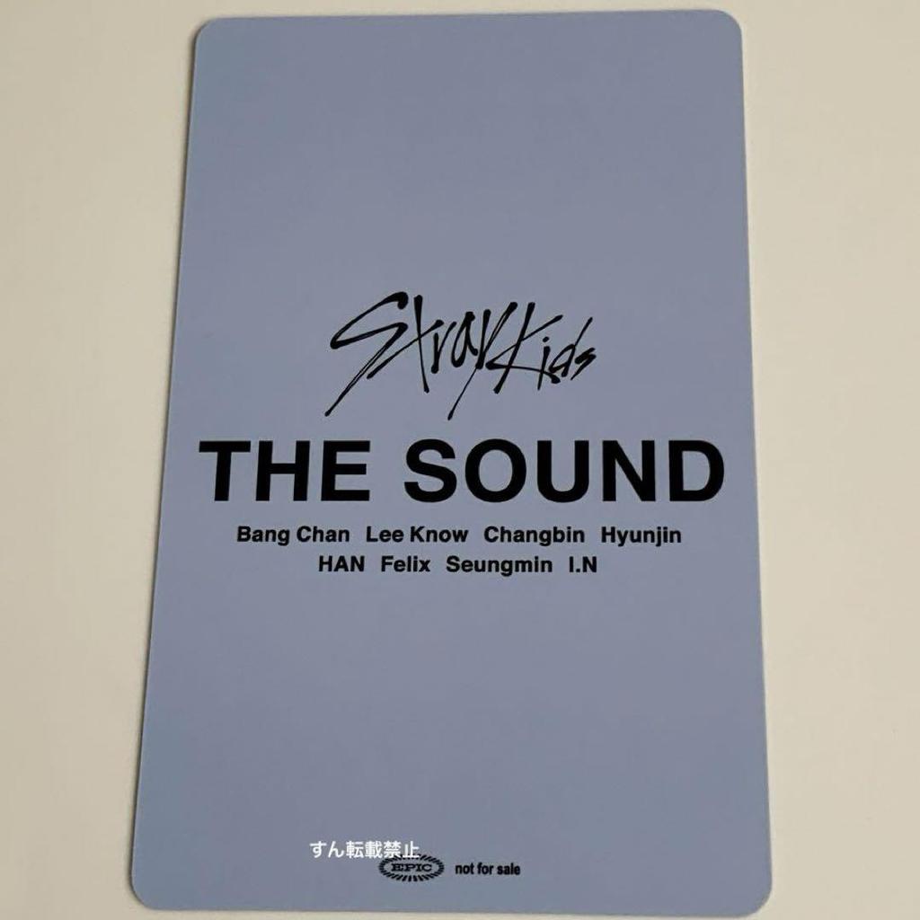 [USED] straykids the sound venue-exclusive bonus trading card Felix