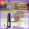 Drahtloser Milchaufschäumer, elektrischer Typ-C-Handmixer, Edelstahl, Mini-Kaffeemaschine, Schneebesen-Mixer für Kaffee, Cappuccino, Creme