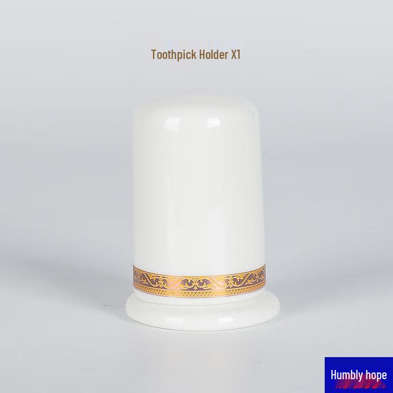 Qianxing Hotel Ceramic Toothpick Holders