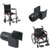 4Pcs Replacement Wheelchair Seat Rail Guide Black(Two styles Send Randomly)