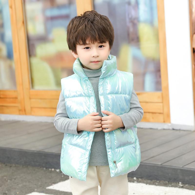 Neue bunte Kinder Herbst/Winter Weste - Jungen & Mädchen Stehkragen Ärmellose Jacke Erhältlich in S, M, L