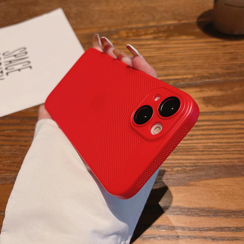 Applicable To Apple 14promax Phone Case Mesh Heat Dissipation Holes, IPhone 13/12 Full Package 11 Anti-drop Xr