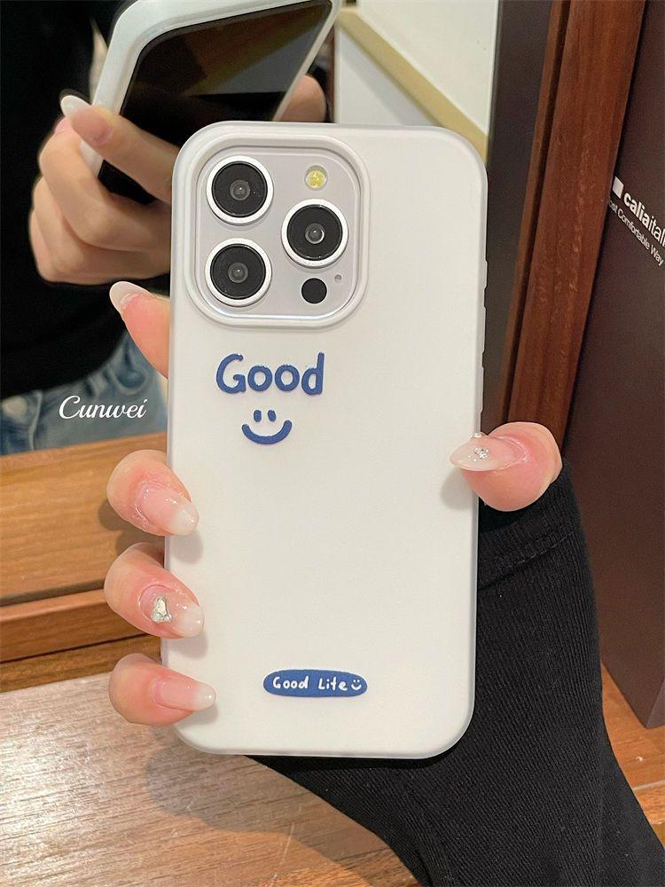 

Smiling Face Full-Coverage Case for iPhone 17/16/15/14 Promax and 12/13 Models iPhone 12