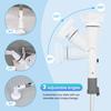Electric Scrubber Cordless Power Cleaning Brush with Extension Arm and 4 Replaceable Bathroom Cleaning Brush Heads Ideal