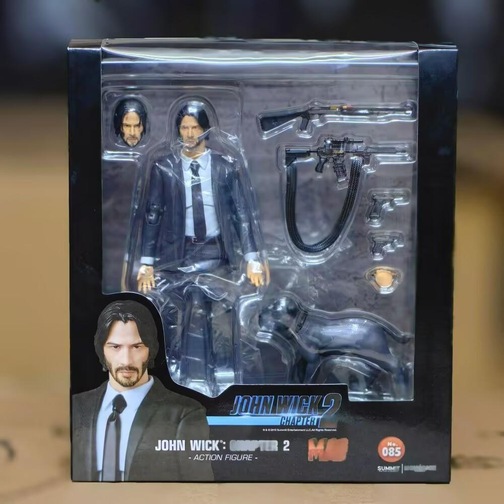Hot John Wick Action Figure John Wick Chapter 4 Figure Mafex 212 Ko Statue Collection Custom Model Doll Birthday Gift