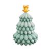 Inflatable Christmas Tree Scene with Matte Balloons for Shopping Mall Window Display Prop