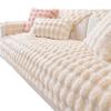 Sofa Cushion Winter Thickened Fleece Cushion Non-Slip Leather Sofa Cover Cover Cloth