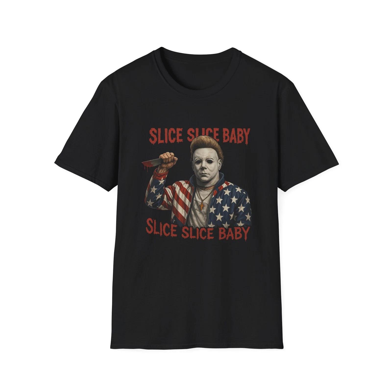 Horror Movie Mashup vanilla ice and Michael Myers tshirt XXXXL