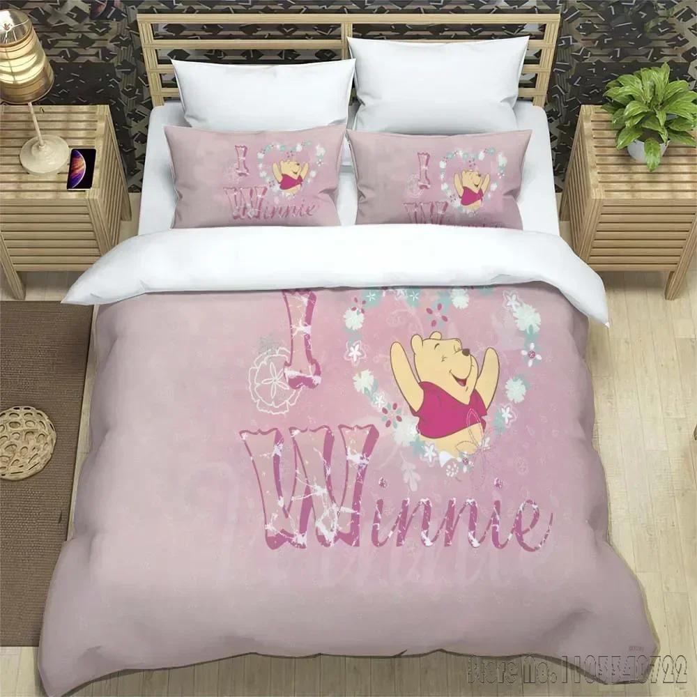 

Винни-Пух Любовь Ребенок Комплект пододеяльника HD Покрывало для детей Постельные комплекты Постельное белье Декор спальни Baby 120x150cm
