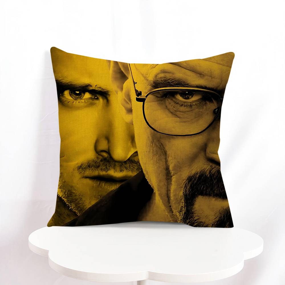 

Movie B-Breaking B-Bad Decorative Room Aesthetics Pillow Case Home Decor Bedroom Sofa Bed Couch Pillow Cover 45x45 16x16Inch