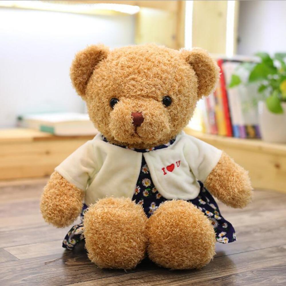 Gift Box Teddy Bear Doll Bear Plush Toy Children's Doll Birthday Company Event Gift Creative Gift Box