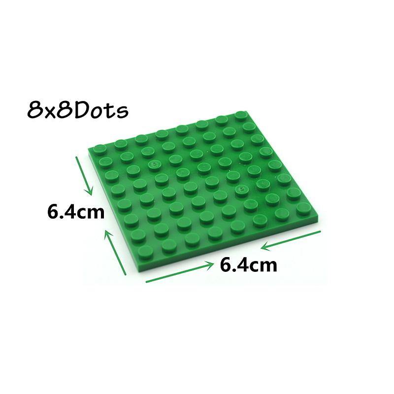 Compatible Assembles Particles 41539 8x8 base board Building Blocks Thin Figures Bricks Parts DIY Educational Tech Parts Toys