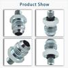 WFLNHB 6An x 5/16-24 O Ring Thread Fitting spittier/oil Return Port Adapter Fittings Replacement for Ford Mopar Hydraulic Booster